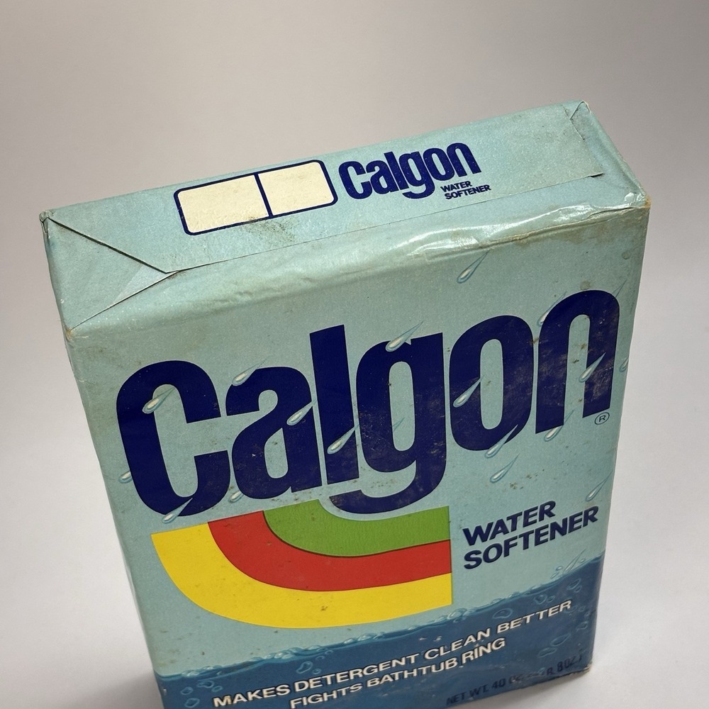 Calgon Water Softener Powder Box 2 LB 8 OZ (40 OZ) Box Discontinued - NEW - Picture 2 of 6